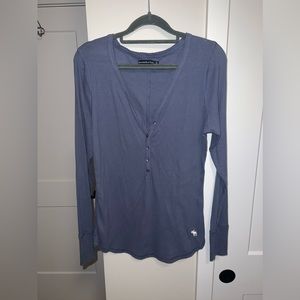 Abercrombie & Fitch Henley Long Sleeve